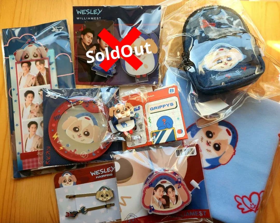 WilliamEst ◆ WESLEY GMMTV 公式グッズ おまとめ8点